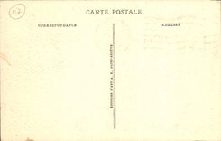 VINTAGE POSTCARD Louvesc Stay of summer very pleasant entry of the city and road of Saint Bonnet