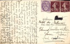 VINTAGE POSTCARD Louvesc Boulevard Of Elegant the Road of St Fellcien