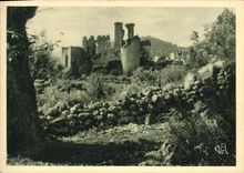 VINTAGE POSTCARD Castle Of Boulogne Around the Collar Of Escrinet