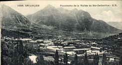 CPA Briancon Panorama De La Vallee de Ste Catherine