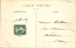 POSTAL Briançon de la VENDIMIA y creoix de Toulouse