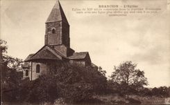 POSTAL Briançon de la VENDIMIA la iglesia