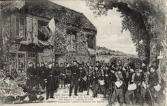 CPA Ambigu Les Dernieres cartouches Militaria 