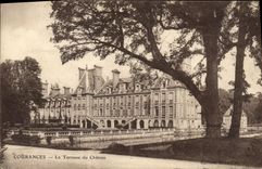 CPA Courances La Terrasse Du Chateau