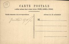 VINTAGE POSTCARD Versailles the Castle entered of the Main courtyard Of Large Trianon