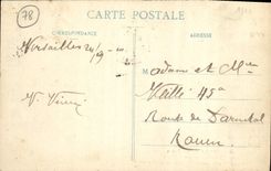 VINTAGE POSTCARD Versailles the Castle Large Tranon Living room Of the Ices