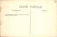 VINTAGE POSTCARD Cergy Carries Old Prioress