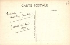 VINTAGE POSTCARD Versailles Large Water Thicket of the colonnades Removal of Proserpine