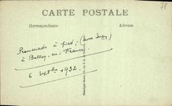 POSTAL Belloy de la VENDIMIA