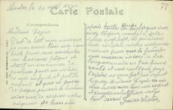 VINTAGE POSTCARD Mantes On the Seine Notre Dame Church