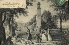 CPA Saint Cloud La Lanterne De Diogene en 1820 d'apres Develly