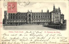 CPA Chateau Grande Facade St Germain En Laye