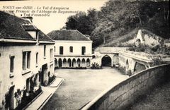 VINTAGE POSTCARD Noisy On Oise the Valley of Ampierre Old Press of the Abbey of Royaumont Overall picture