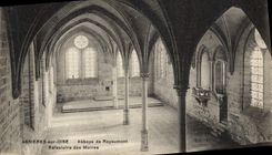 VINTAGE POSTCARD Asnieres On Oise Abbey De Royaumont Refectory Of the Monks