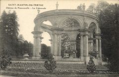 CPA Saint Martin Du Tertre Chateau De Franconville La Colonnade