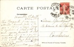 VINTAGE POSTCARD Versailles Park Of Small the trianon the French House