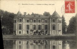 VINTAGE POSTCARD Bonnelles Castle De Bissy