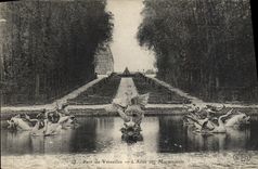 VINTAGE POSTCARD Park Of Versailles the Alley Of Marmousets