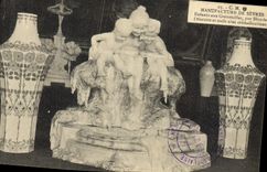 VINTAGE POSTCARD C Mr. Manufacture Separate Children with frogs by Blondat Cookies and bases