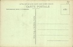 VINTAGE POSTCARD Versailles Facade Castle dimensions Parc