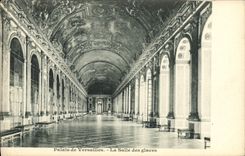 VINTAGE POSTCARD Palate of Versailles the Room of the ices