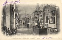 VINTAGE POSTCARD Palate of Large Trianon Dining room Versailles
