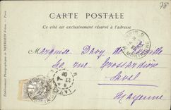 VINTAGE POSTCARD Large Trianon the Frontage Barouches Horses