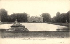 VINTAGE POSTCARD Courances the Castle