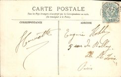 VINTAGE POSTCARD Versailles Conveys of Sacring of Charles X