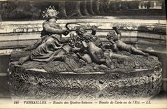 VINTAGE POSTCARD Versailles Basin the four season old Basin of Ceres or summer