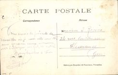 VINTAGE POSTCARD Versailles Water Floors