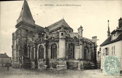 CPA Houdan Abside de L'Eglise St Jacques