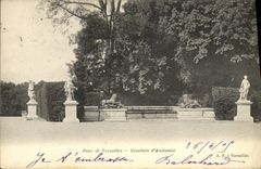 VINTAGE POSTCARD Versailles Engagements of Animals Lion