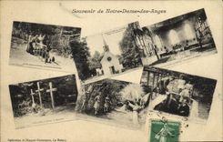VINTAGE POSTCARD To remember of Notre Dame of the Angels