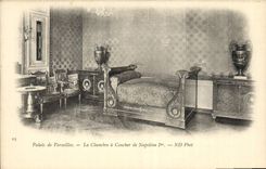 VINTAGE POSTCARD Versailles Chambre has Coucher of Napoleon 1st