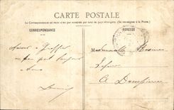 VINTAGE POSTCARD Sonchamps Castle of the Dry Oaks Frontage