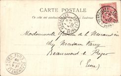 VINTAGE POSTCARD Versailles Park Basin of Rubbles or ballroom