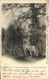 VINTAGE POSTCARD Versailles Park of Small Trianon the Tower of Malborough