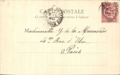 VINTAGE POSTCARD Versailles Park of Small Trianon the Tower of Malborough