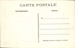 VINTAGE POSTCARD Versailles Basin of Rubbles or Ballroom