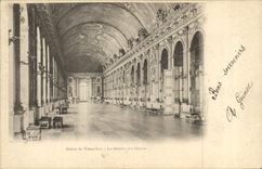 VINTAGE POSTCARD Versailles Palate the gallery of the ices