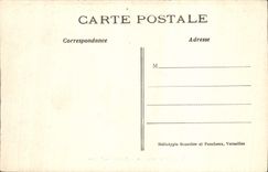 VINTAGE POSTCARD Versailles Basin of the Domes