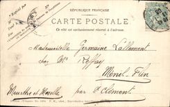 VINTAGE POSTCARD Vallée de Chevreuse Abbey of GIF Ruins of the vault