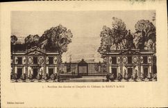 CPA Pavillon de gardes et chapelle du chateau de Marly le Roi