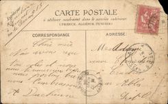 CPA Foret De St Leu Chemin de L'Auriette