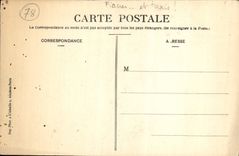 VINTAGE POSTCARD German St in Bush hammer the Castle Entered of the museum