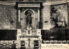 CPA St Germain en Laye Interieure de L'Eglise La Chapelle de la Vierge
