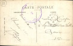 St alemán de la POSTAL de la VENDIMIA en el martillo de Bush el piso que el redondo no de los colores de rosa ama y la locura de Darbefeuille