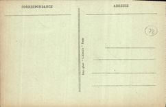 CPA St Germain en Laye Le Parterre Le Chateau L'eglise et la gare