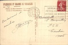 VINTAGE POSTCARD Versailles House of Marie Antoinette dairy